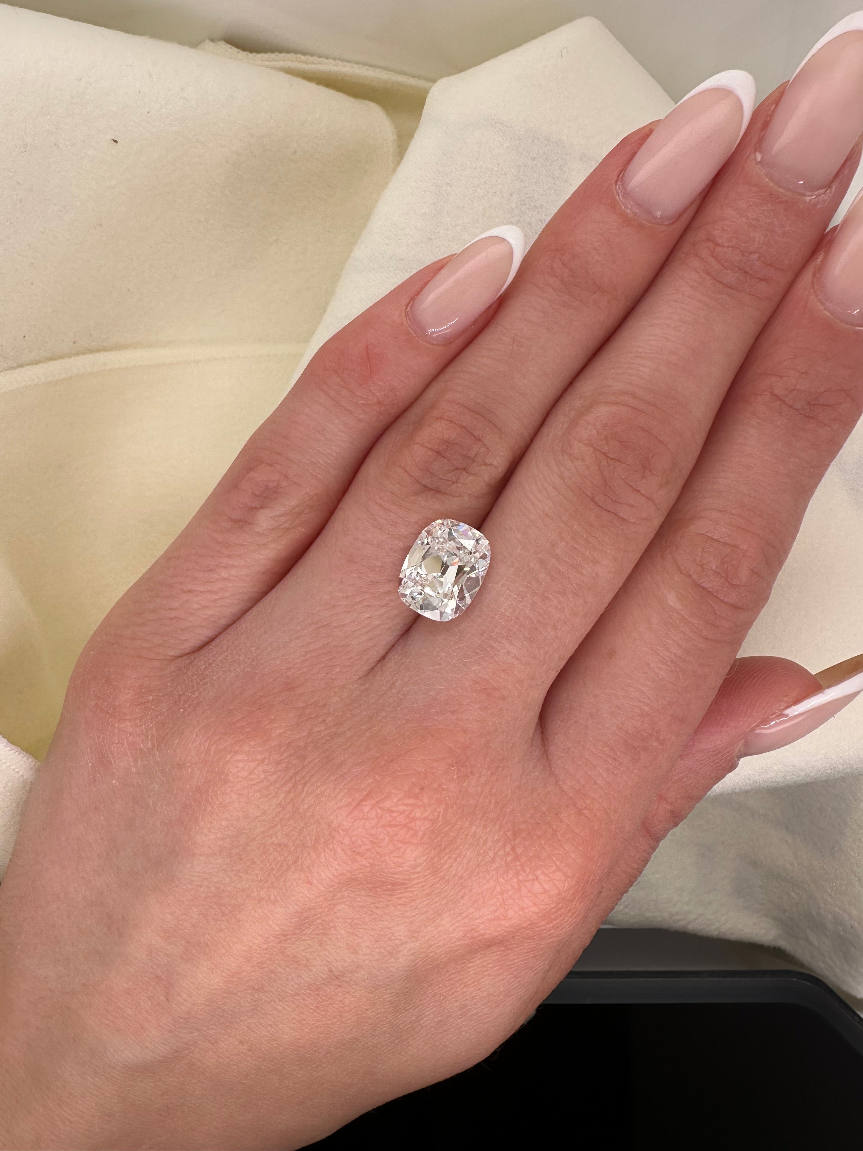 4.00 CARAT ANTIQUE ELONGATED CUSHION