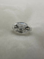 3.47 CARAT STEP CUT MOVAL LAB DIAMOND