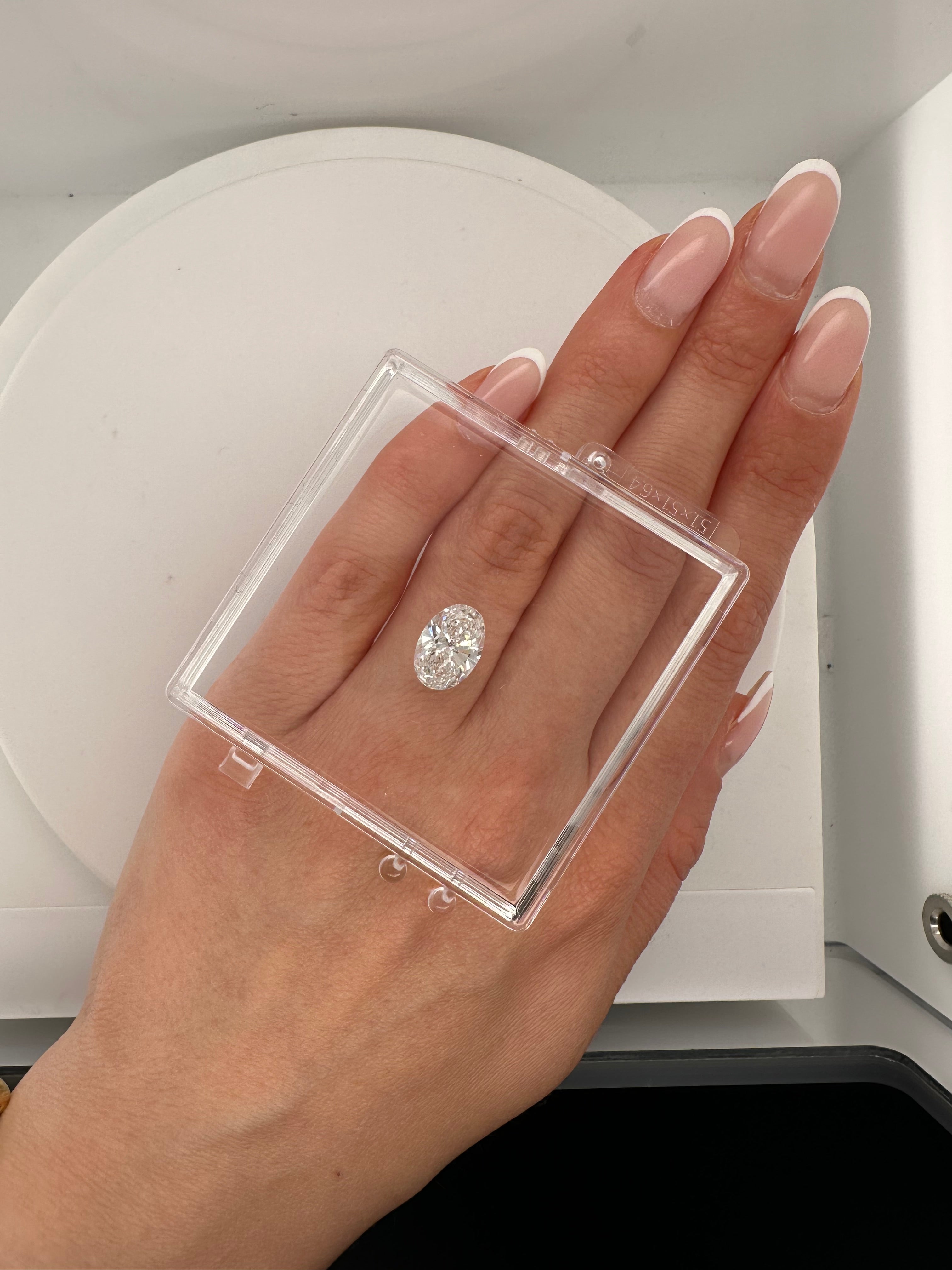 2.79 CARAT OVAL LAB DIAMOND