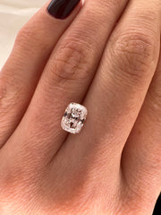 1.72 CARAT ANTIQUE STYLE CUSHION LAB DIAMOND