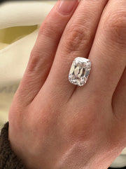 4.32 CARAT ANTIQUE CUSHION LAB DIAMOND