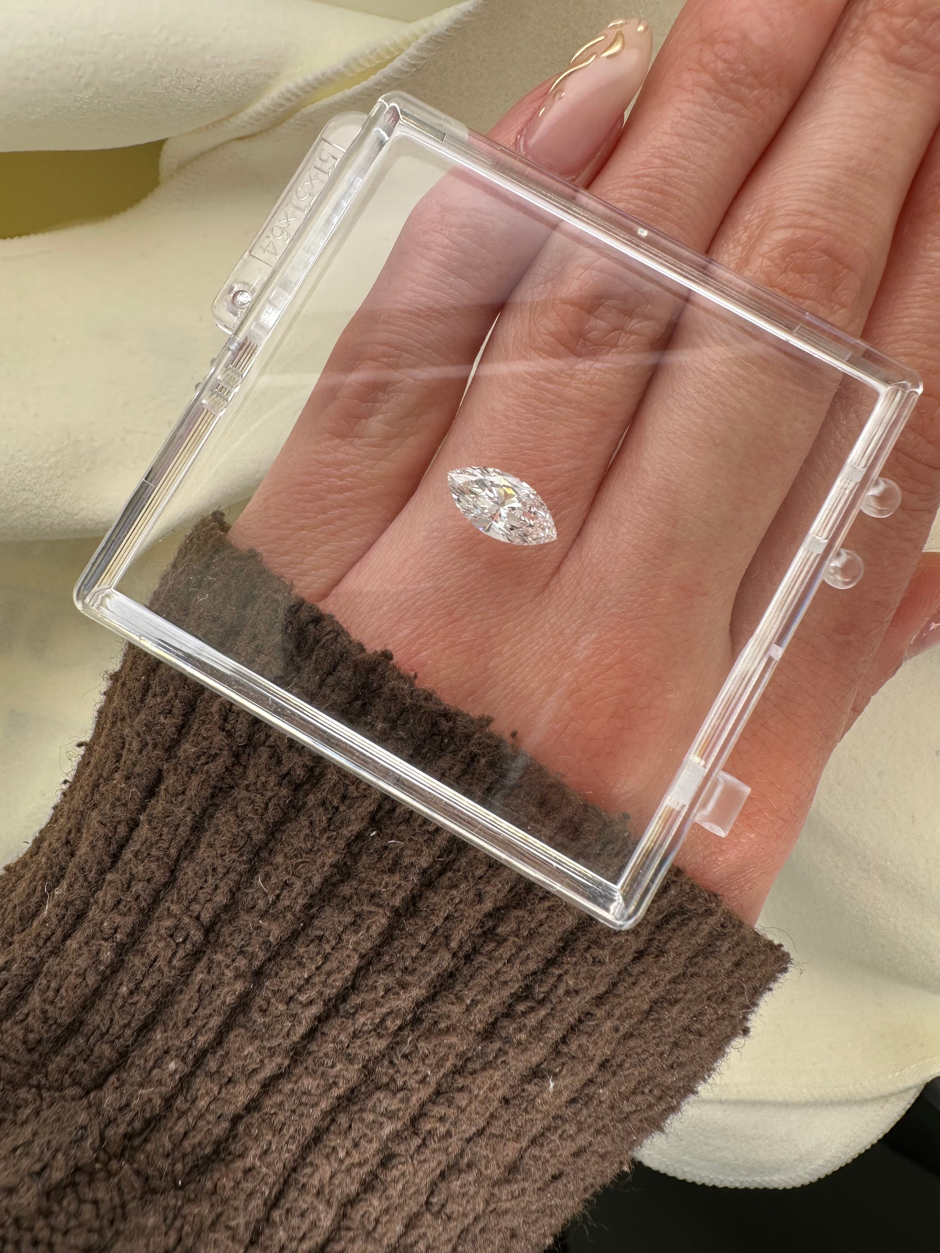1.20 CARAT MARQUISE LAB GROWN DIAMOND