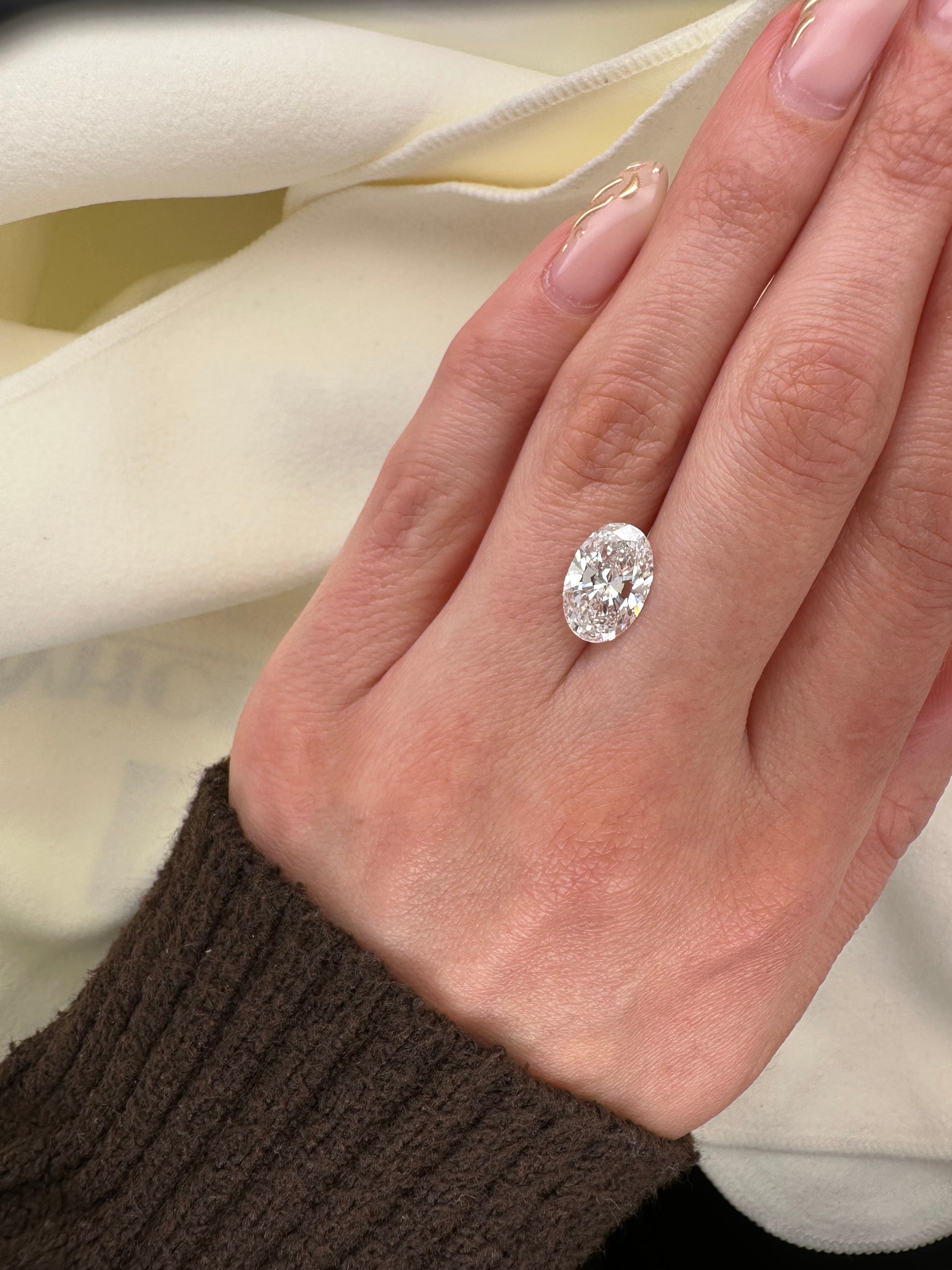 2.91 CARAT OVAL LAB DIAMOND