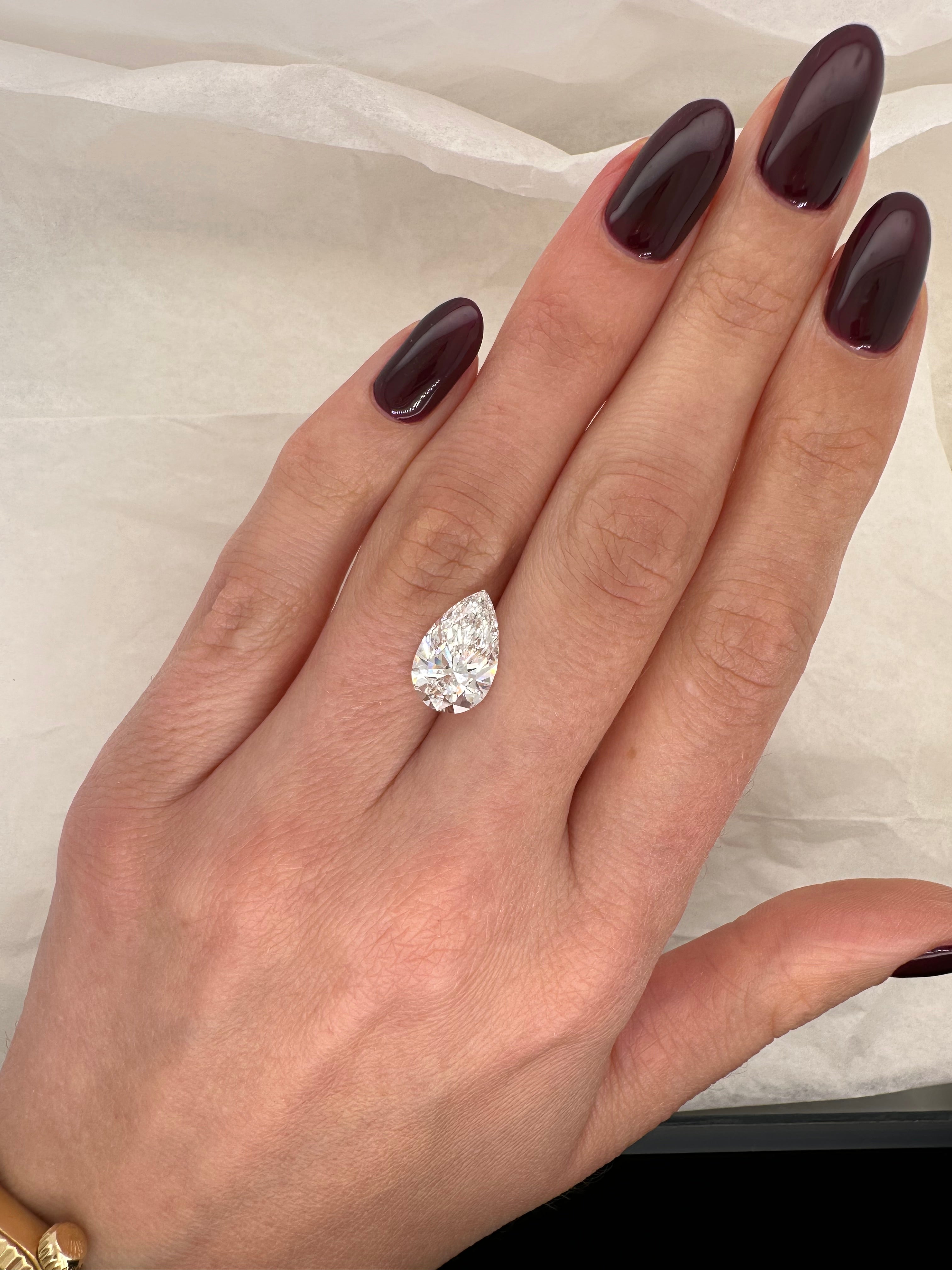 3.03 CARAT PEAR SHAPE LAB DIAMOND