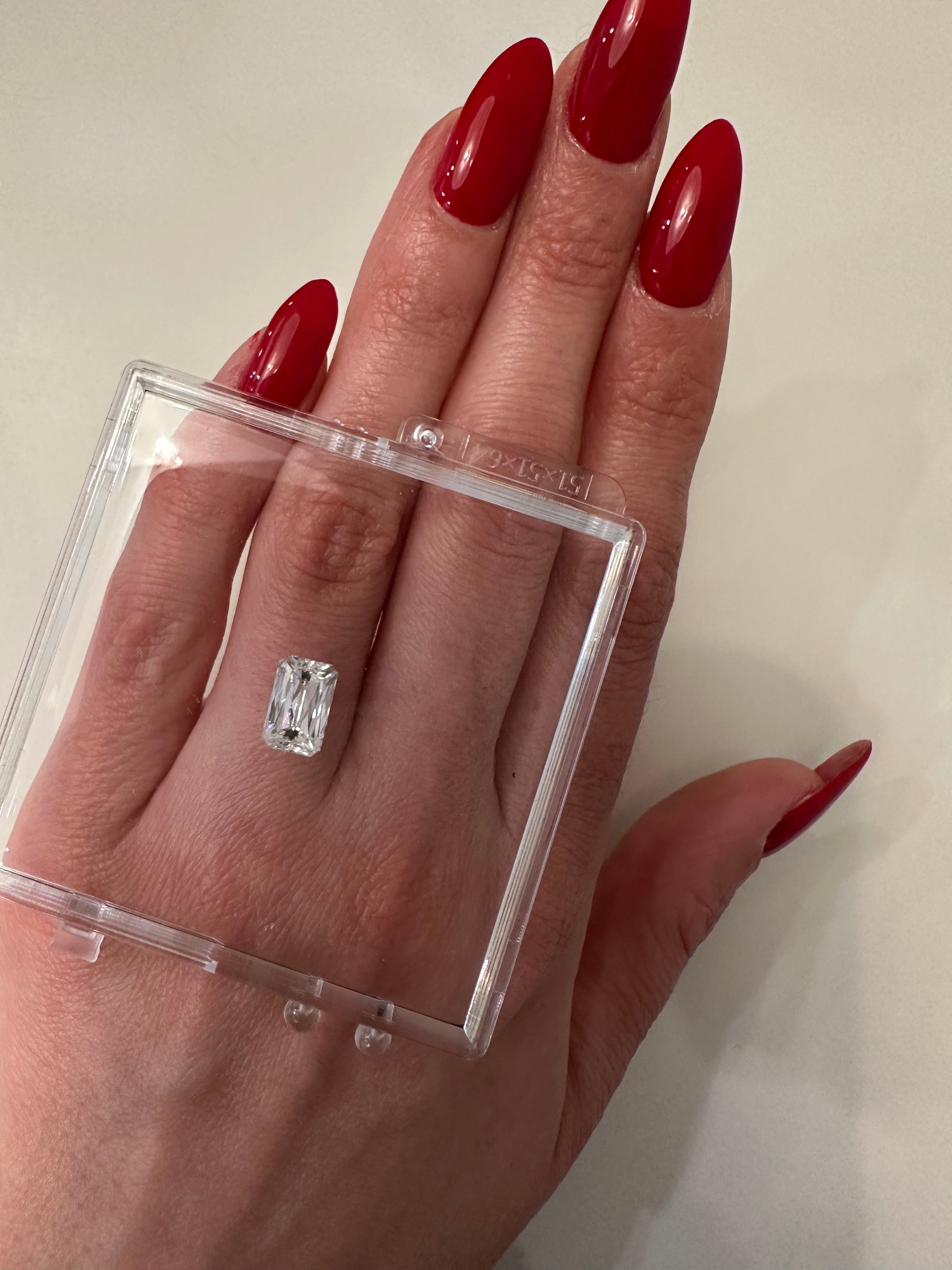 2.05 CARAT SCISSOR CUT LAB DIAMOND