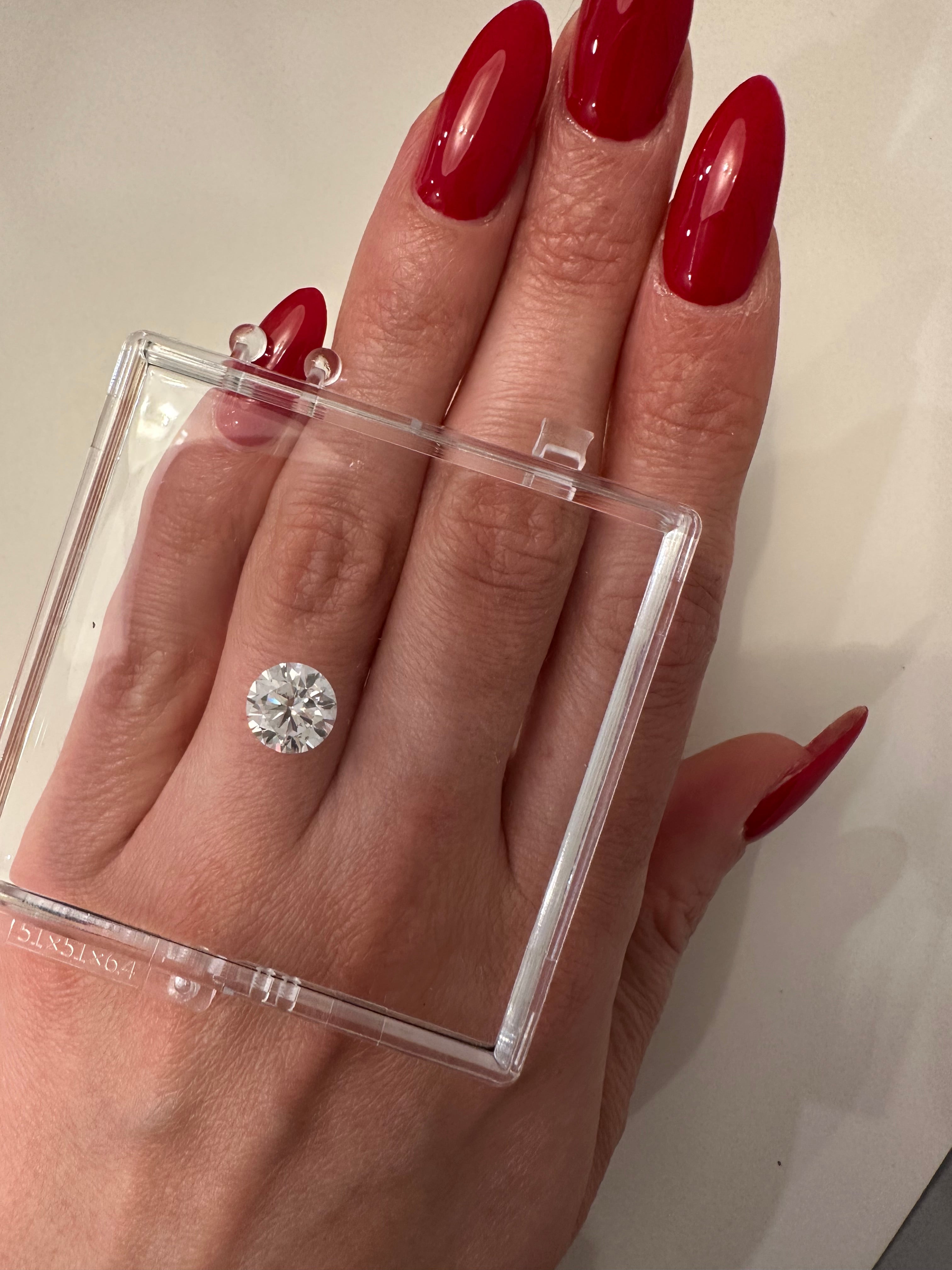 2.10 CARAT ROUND LAB DIAMOND