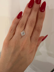 2.59 CARAT LOZENGE STEP CUT LAB DIAMOND