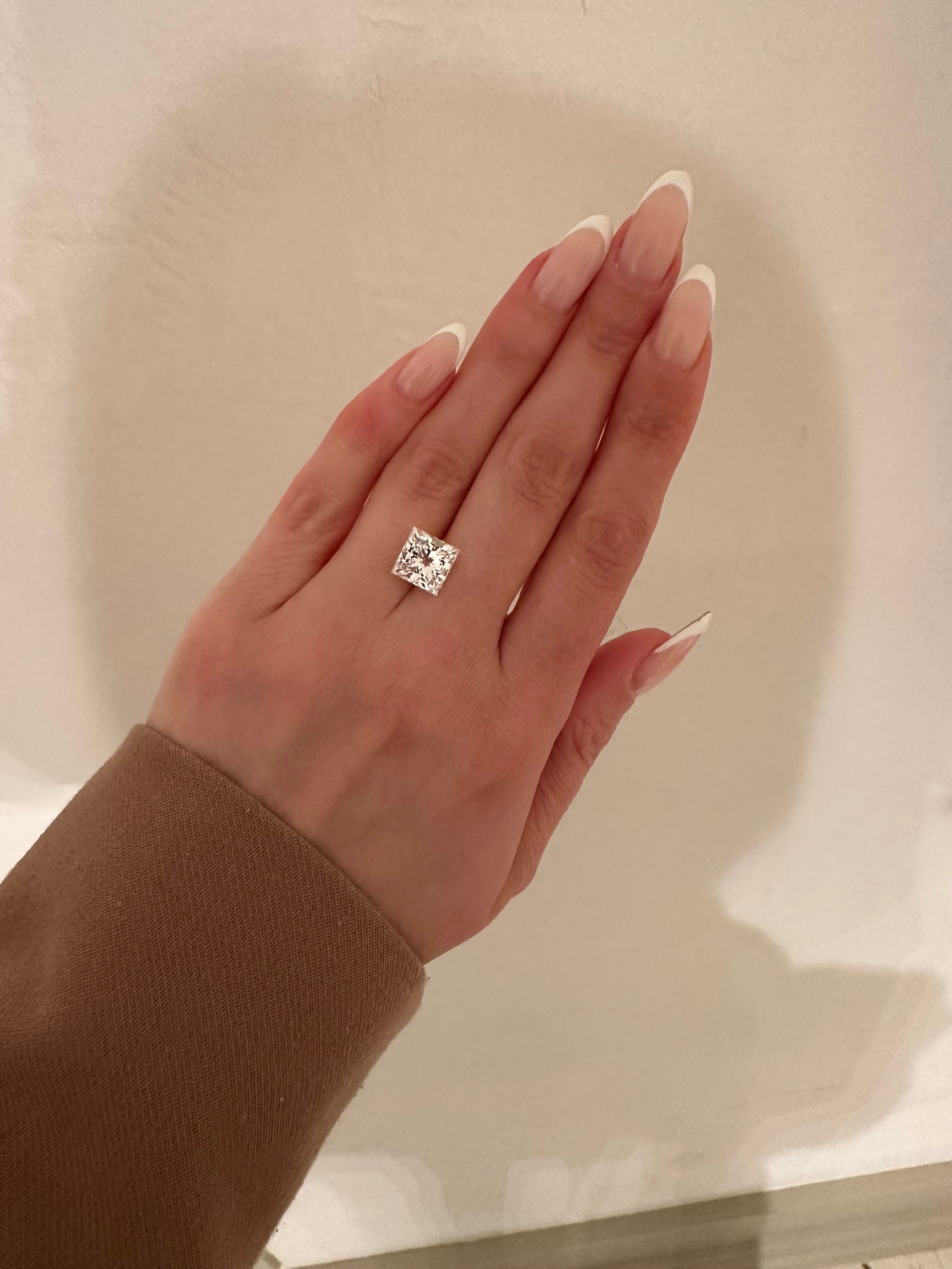 4.02 CARAT PRINCESS CUT LAB DIAMOND