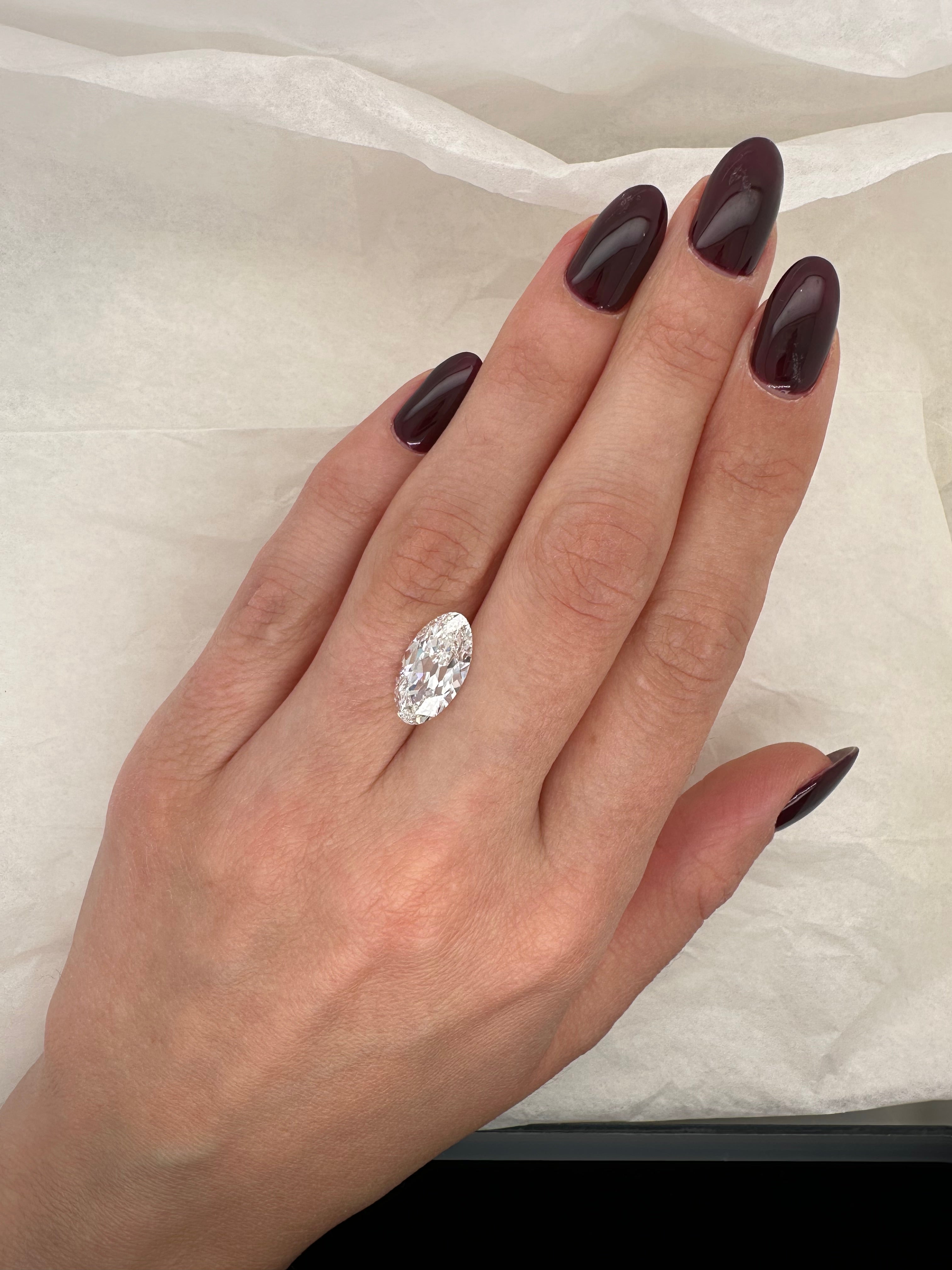 3.30 ANTIQUE STYLE MOVAL LAB DIAMOND