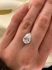 3.04 CARAT PEAR LAB GROWN DIAMOND