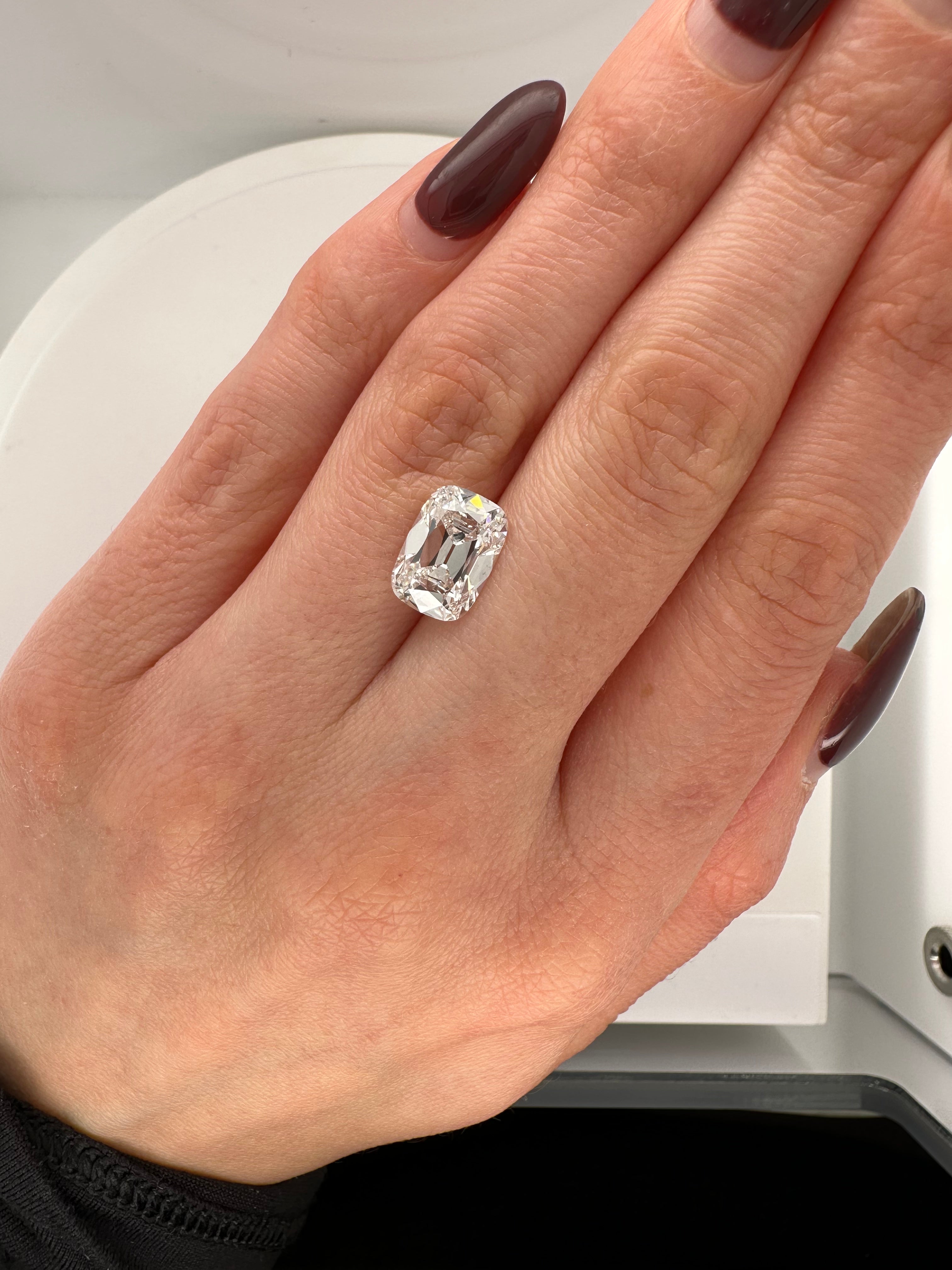 3.23 CARAT ANTIQUE CUSHION LAB DIAMOND