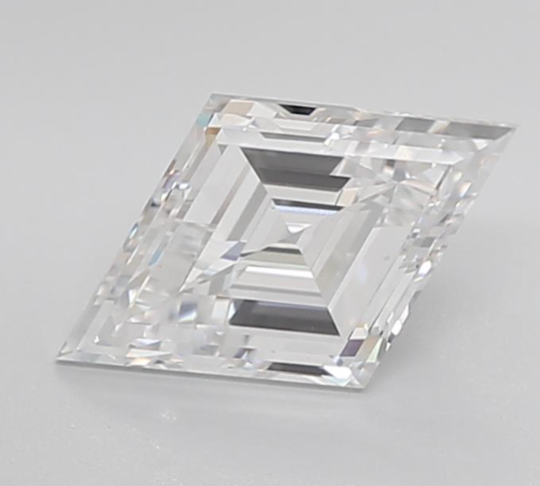 2.59 CARAT LOZENGE STEP CUT LAB DIAMOND