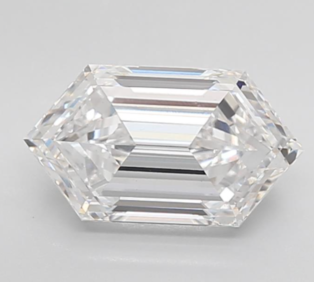 3.76 CARAT HEXAGON LAB DIAMOND