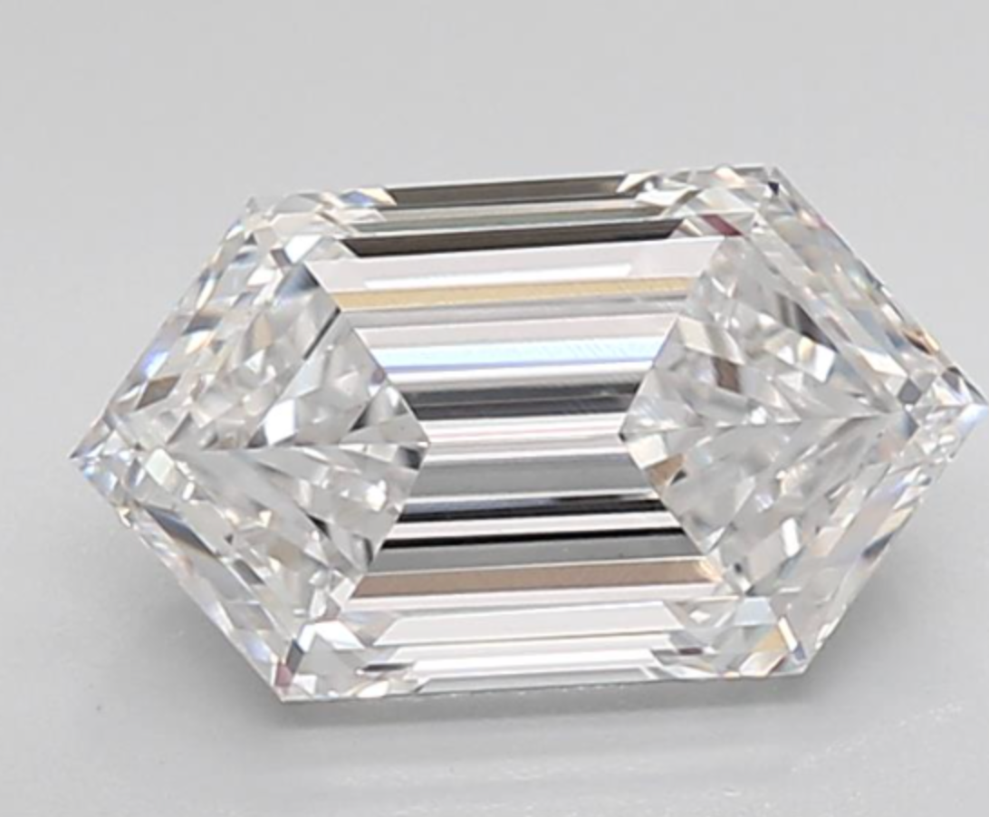 2.55 CARAT HEXAGON LAB DIAMOND