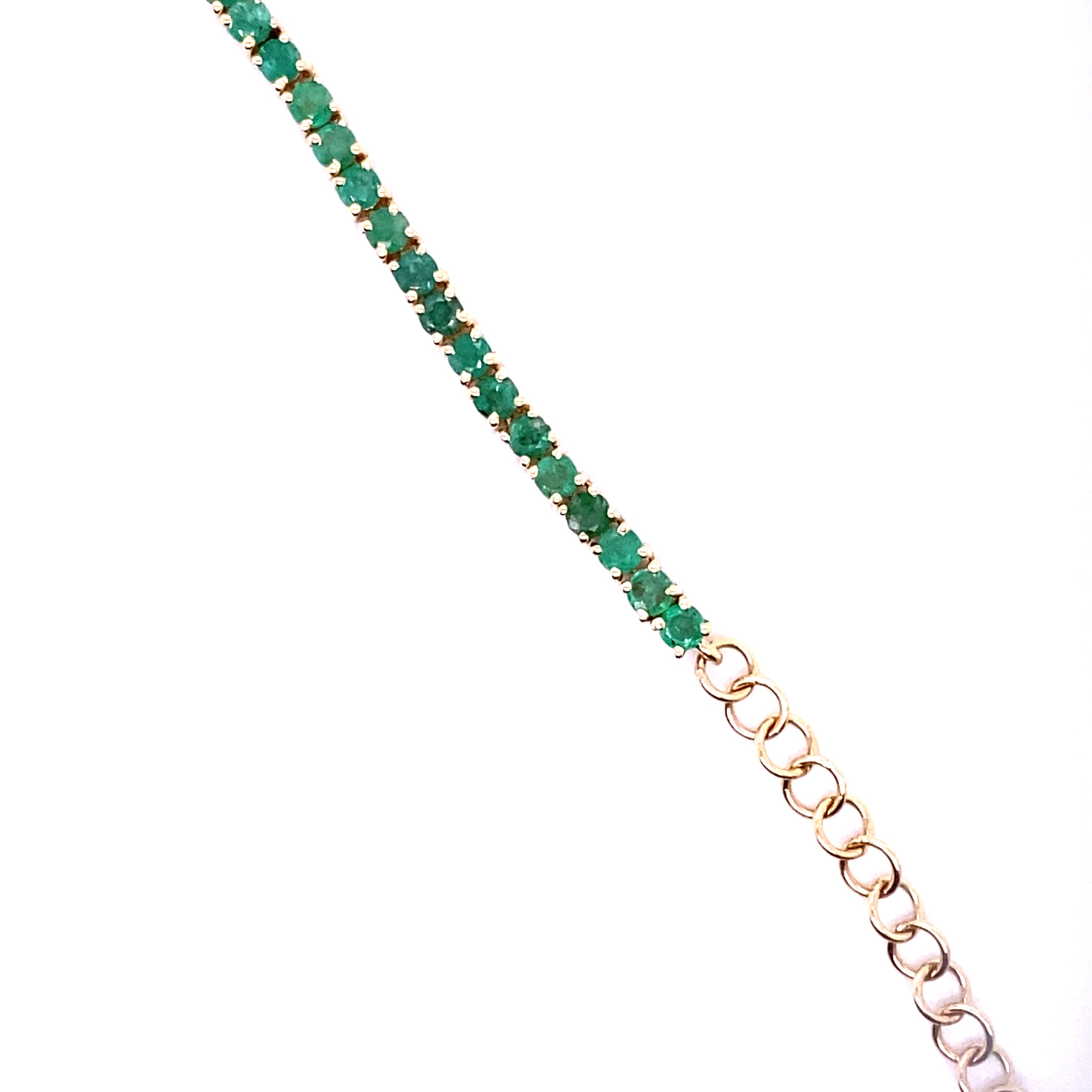 EMERALD TENNIS NECKLACE CHOKER