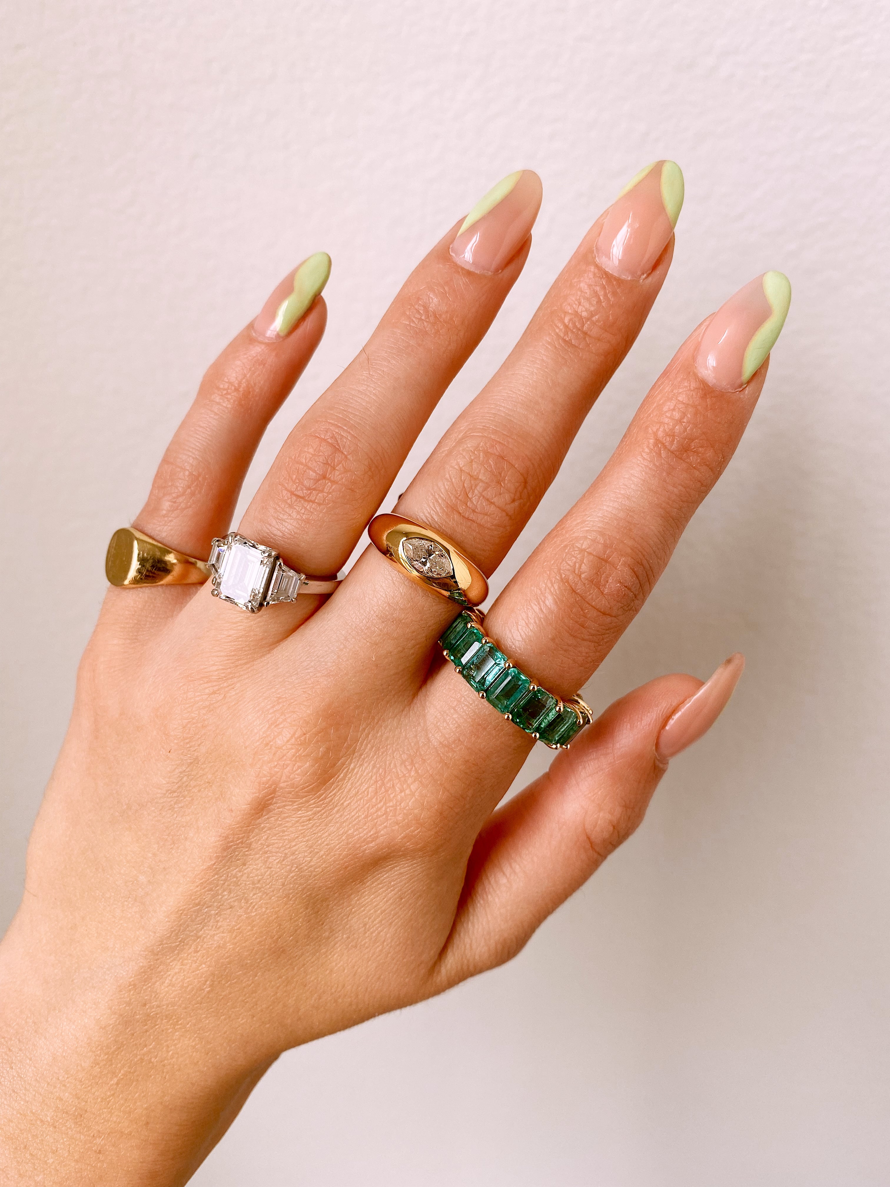 EMERALD ETERNITY BAND