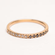 BLACK AND WHITE DIAMOND BAND