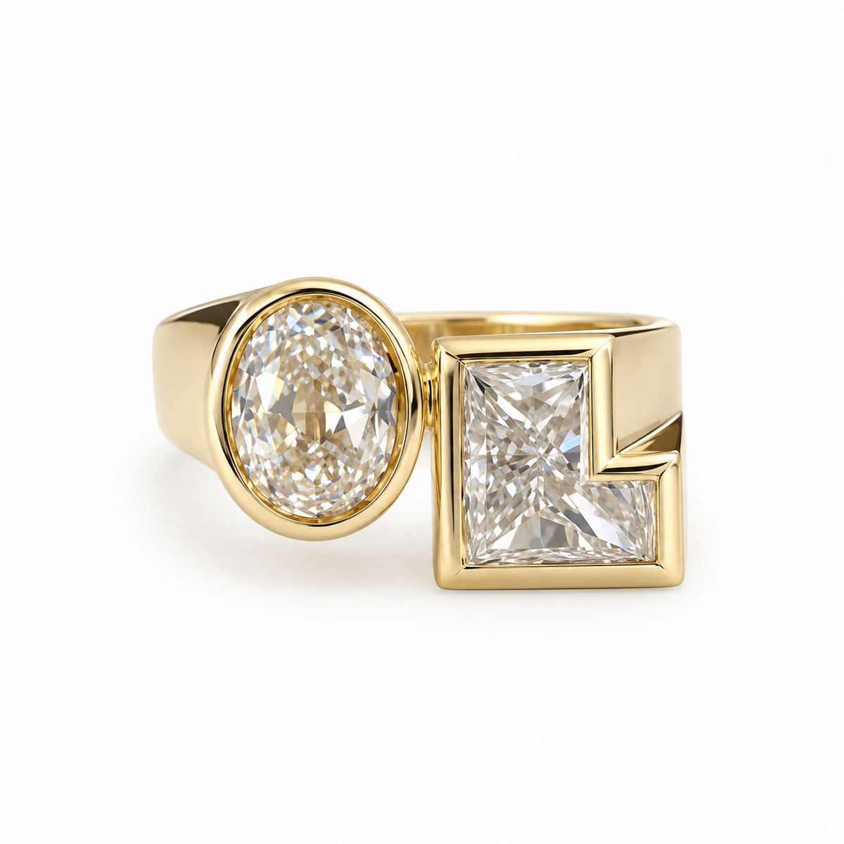 THE INITIAL DUO PINKY RING