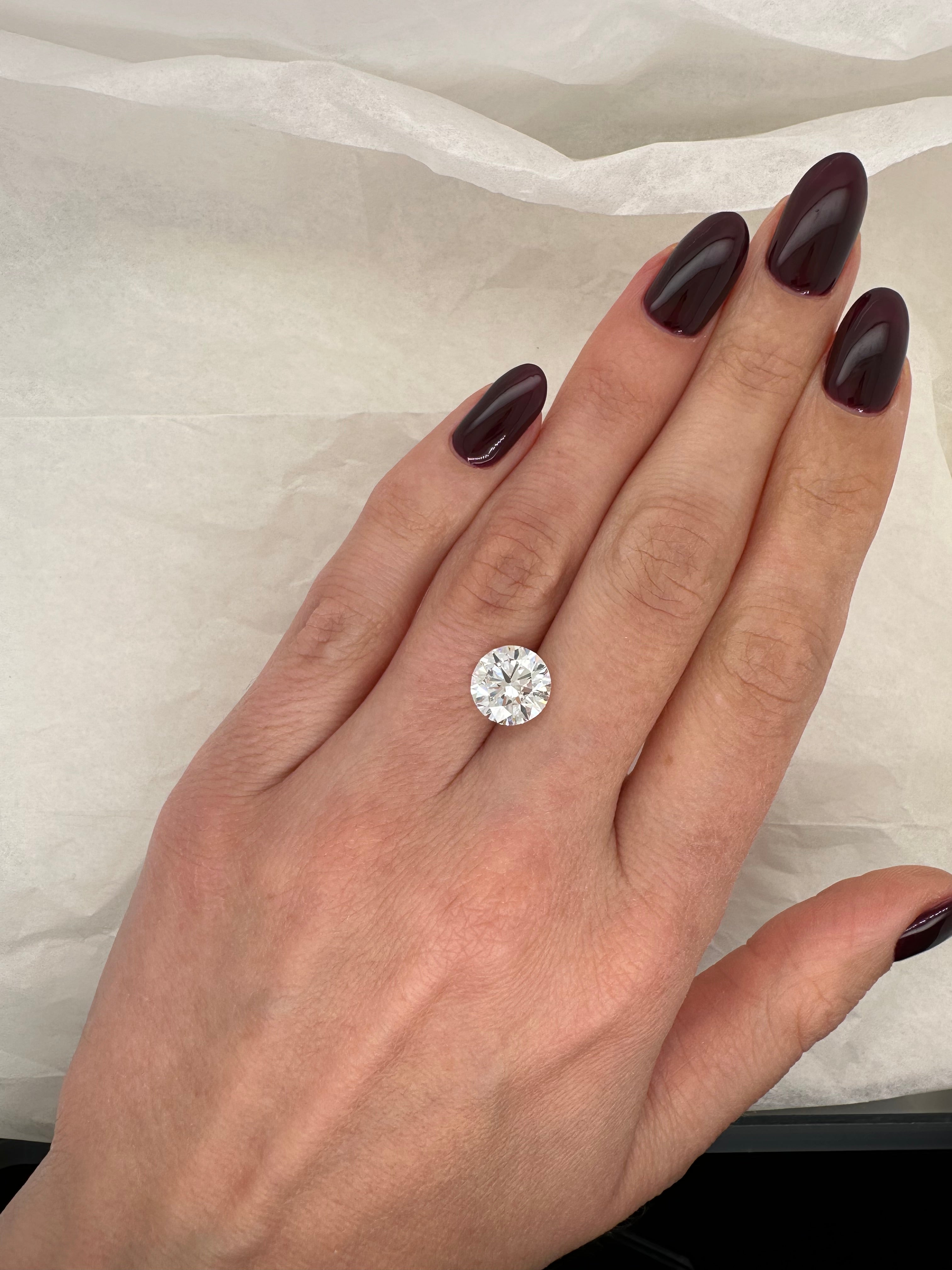 2.81 CARAT ROUND BRILLIANT LAB DIAMOND