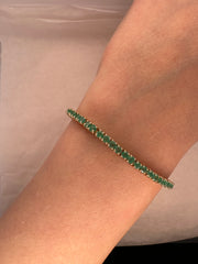 THE EMERALD TENNIS BRACELET