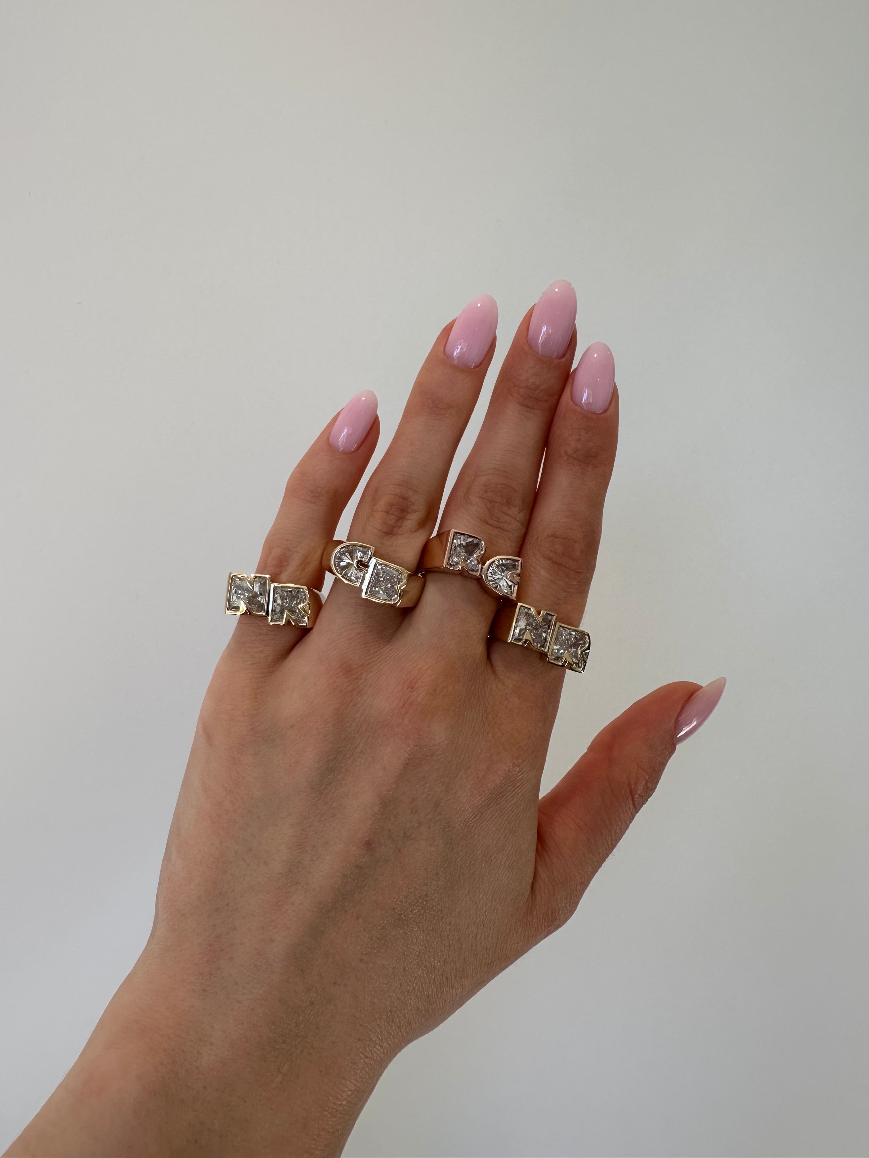 THE INITIAL DUO PINKY RING – O R I A N N E