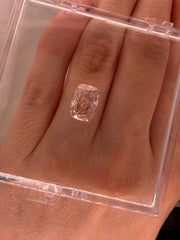 3.52 CARAT PINK ELONGATED CUSHION LAB DIAMOND