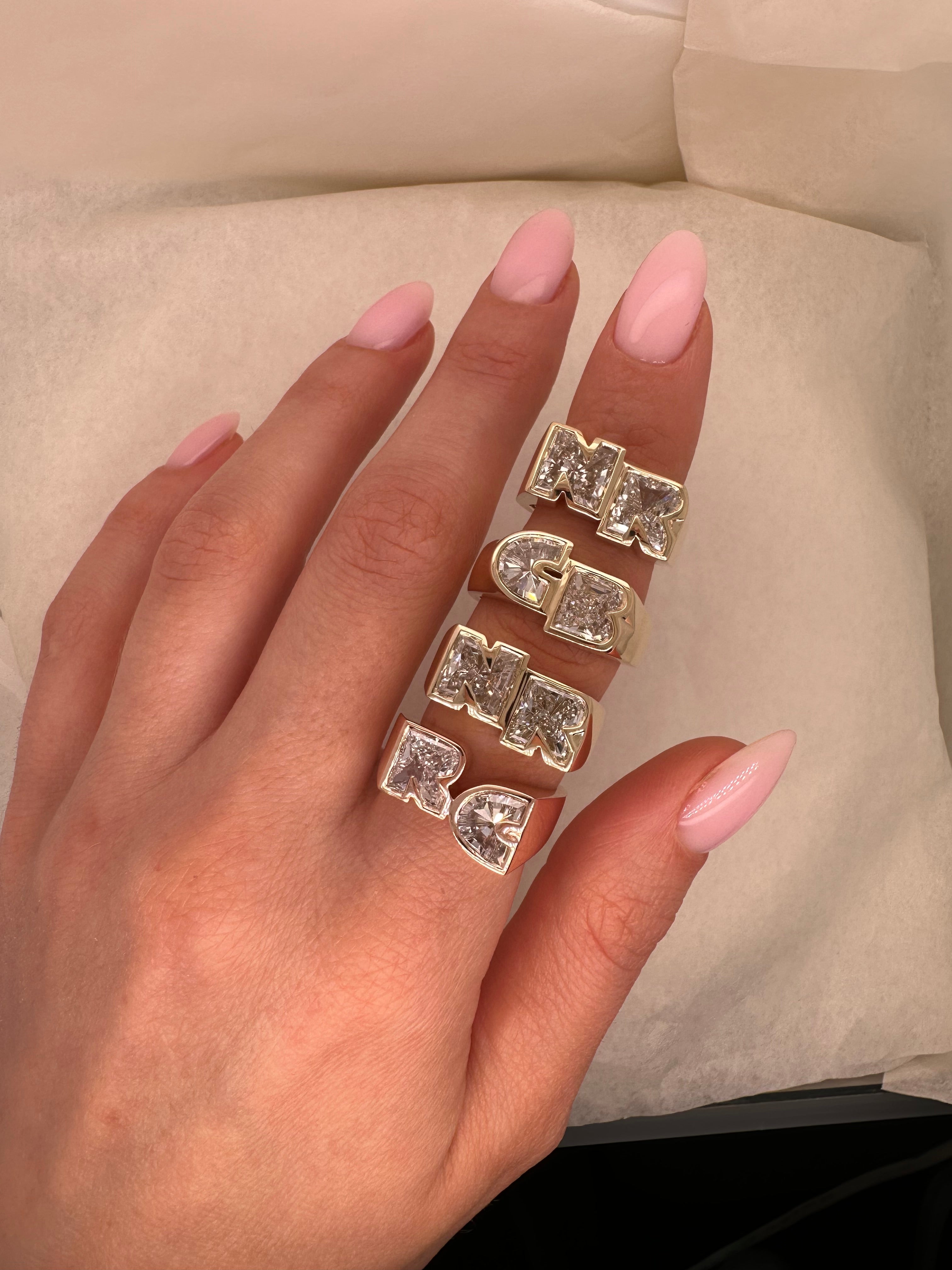 THE INITIAL DUO PINKY RING – O R I A N N E