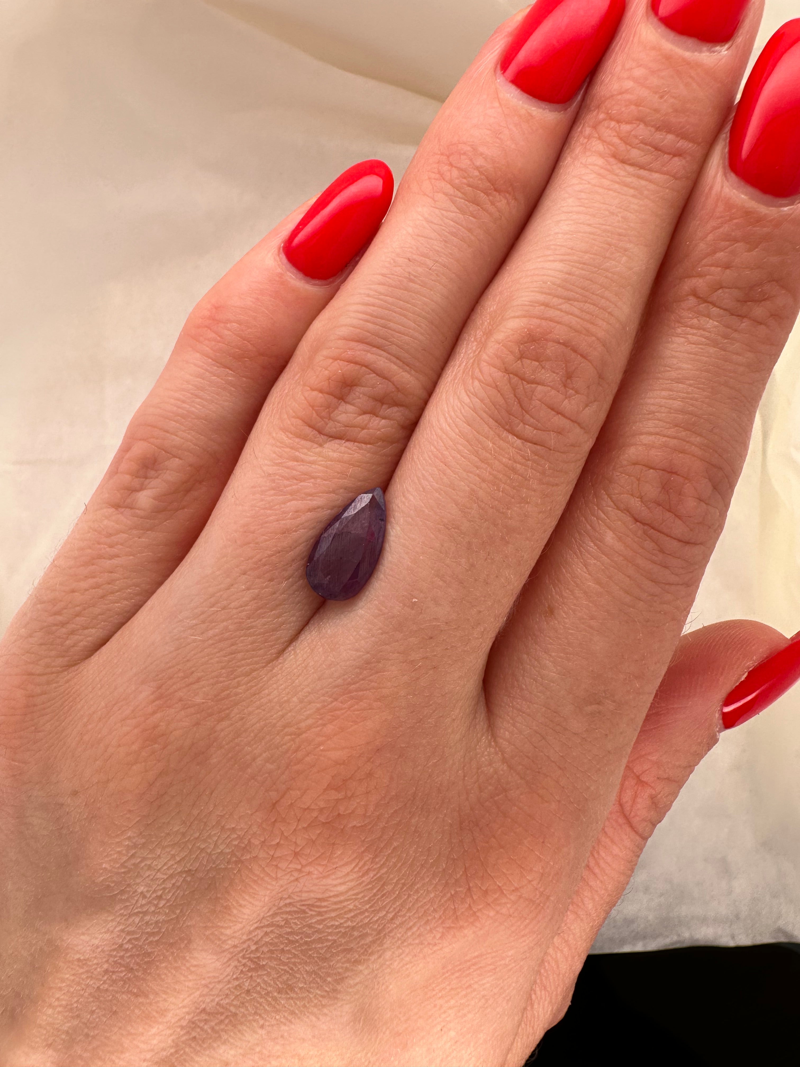 2.51 CARAT NO HEAT KASHMIR SAPPHIRE
