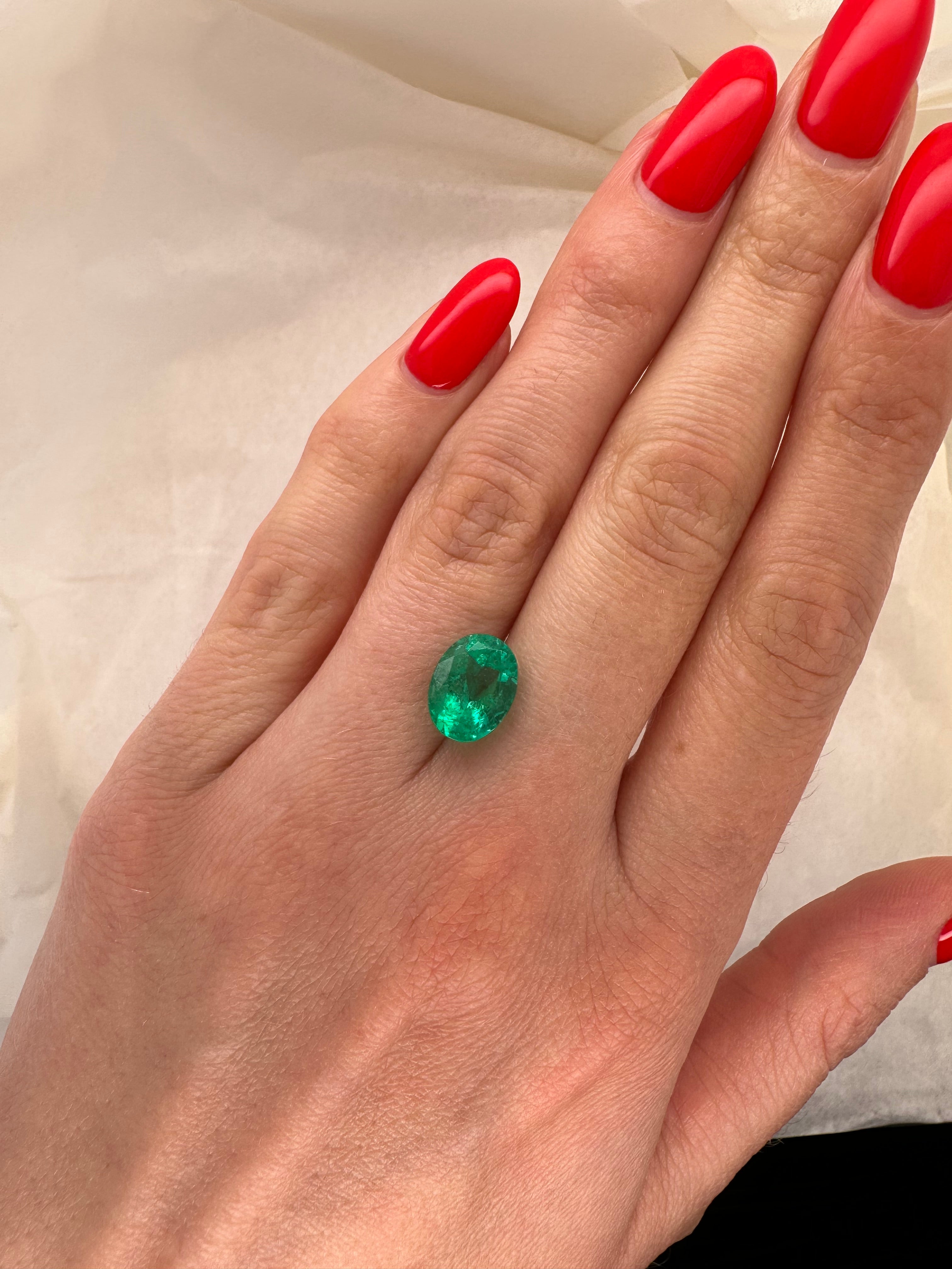 3.00 CARAT COLOMBIAN EMERALD