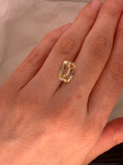 2.53 CARAT BUTTER YELLOW ANTIQUE CUSHION LAB DIAMOND