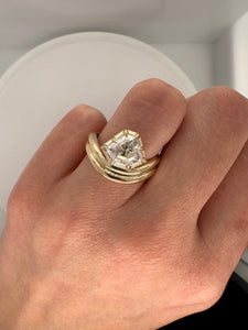 1.55 CARAT KITE SHAPE DIAMOND RING