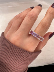 COTTON CANDY OMBRÉ PINK SAPPHIRE RING