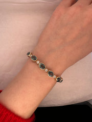 MONTANA SAPPHIRE AND DIAMOND BRACELET