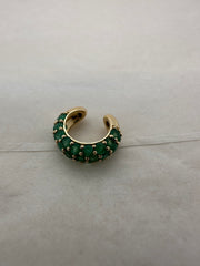 THE PAVE EMERALD EAR CUFF