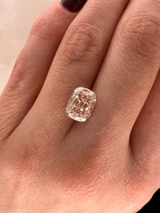 3.01 CARAT CHAMPAGNE CUSHION LAB DIAMOND