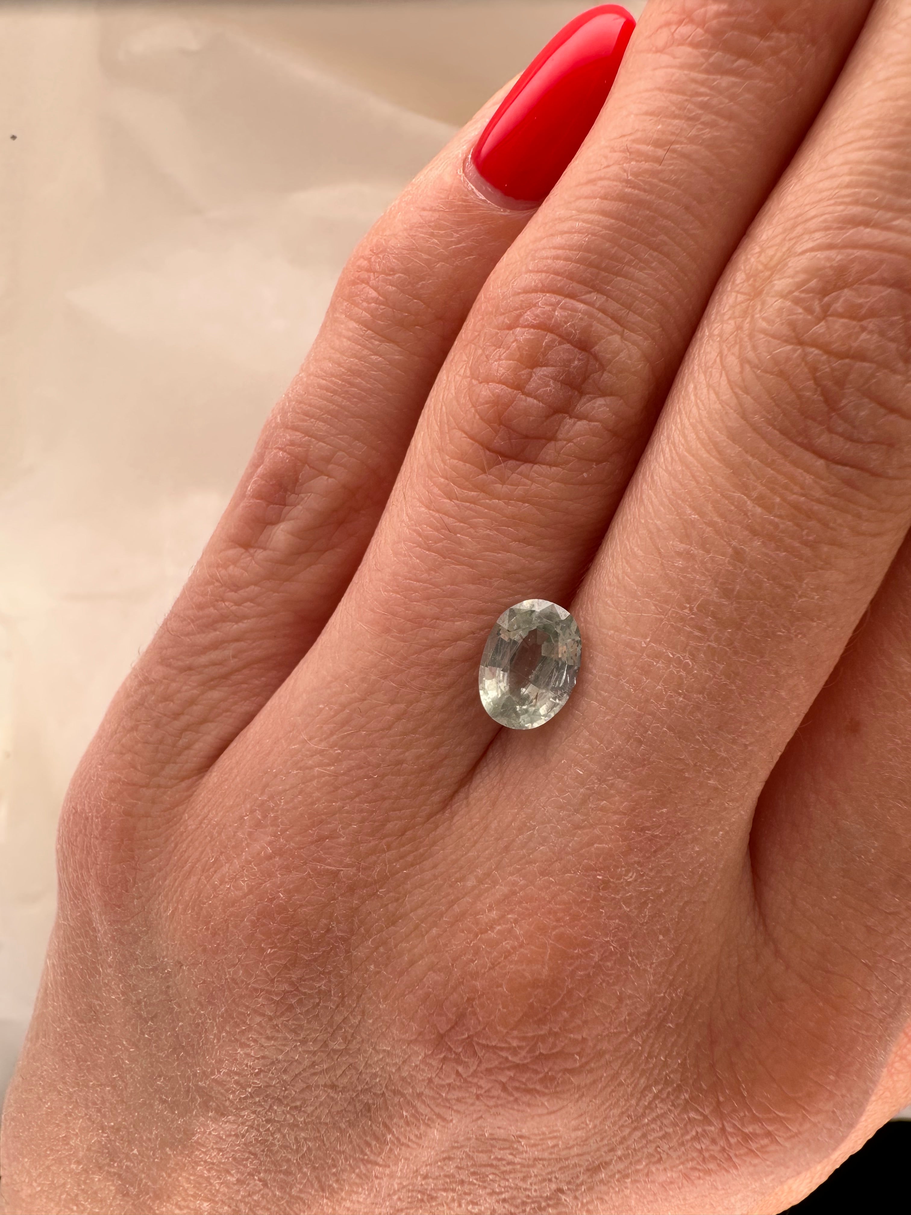 1.84 CARAT NO HEAT SAPPHIRE