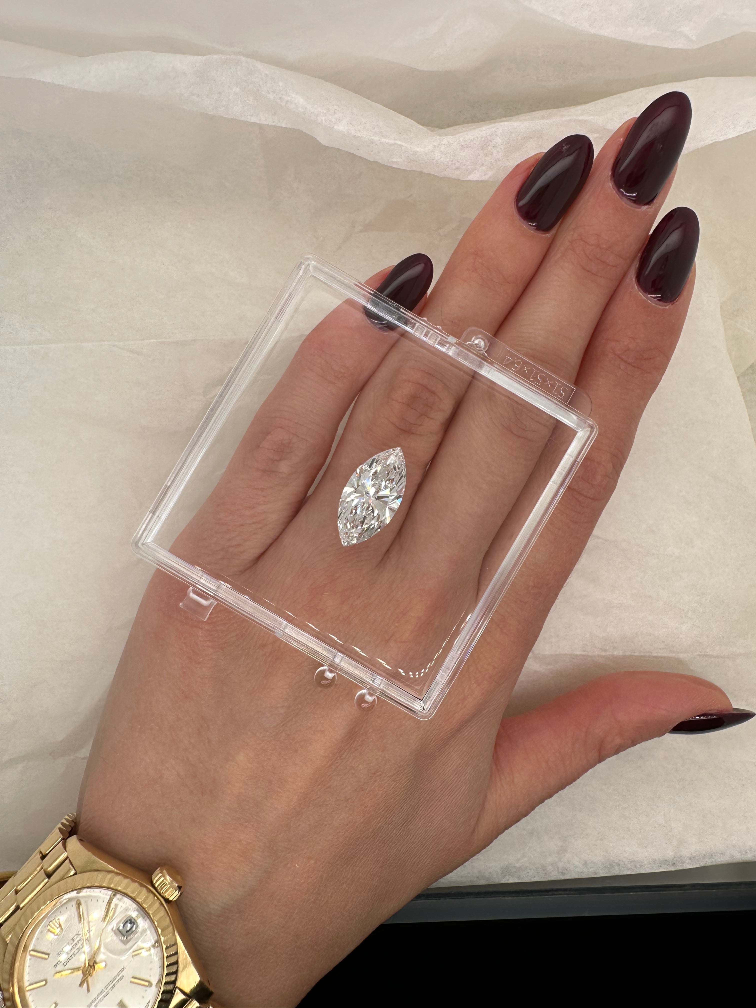 4.91 MARQUISE LAB DIAMOND