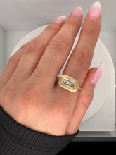 Load image into Gallery viewer, 1.50 CARAT EAST WEST CHAMPAGNE BEZEL RADIANT CUT