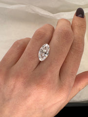 2.97 CARAT ANTIQUE STYLE MOVAL LAB DIAMOND