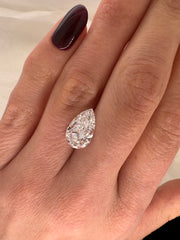 3.03 CARAT PEAR SHAPE LAB DIAMOND