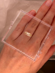 1.09 CARAT BUTTER YELLOW STEP CUT MOVAL