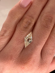 2.05 CARAT CHAMPAGNE LOZENGE LAB DIAMOND