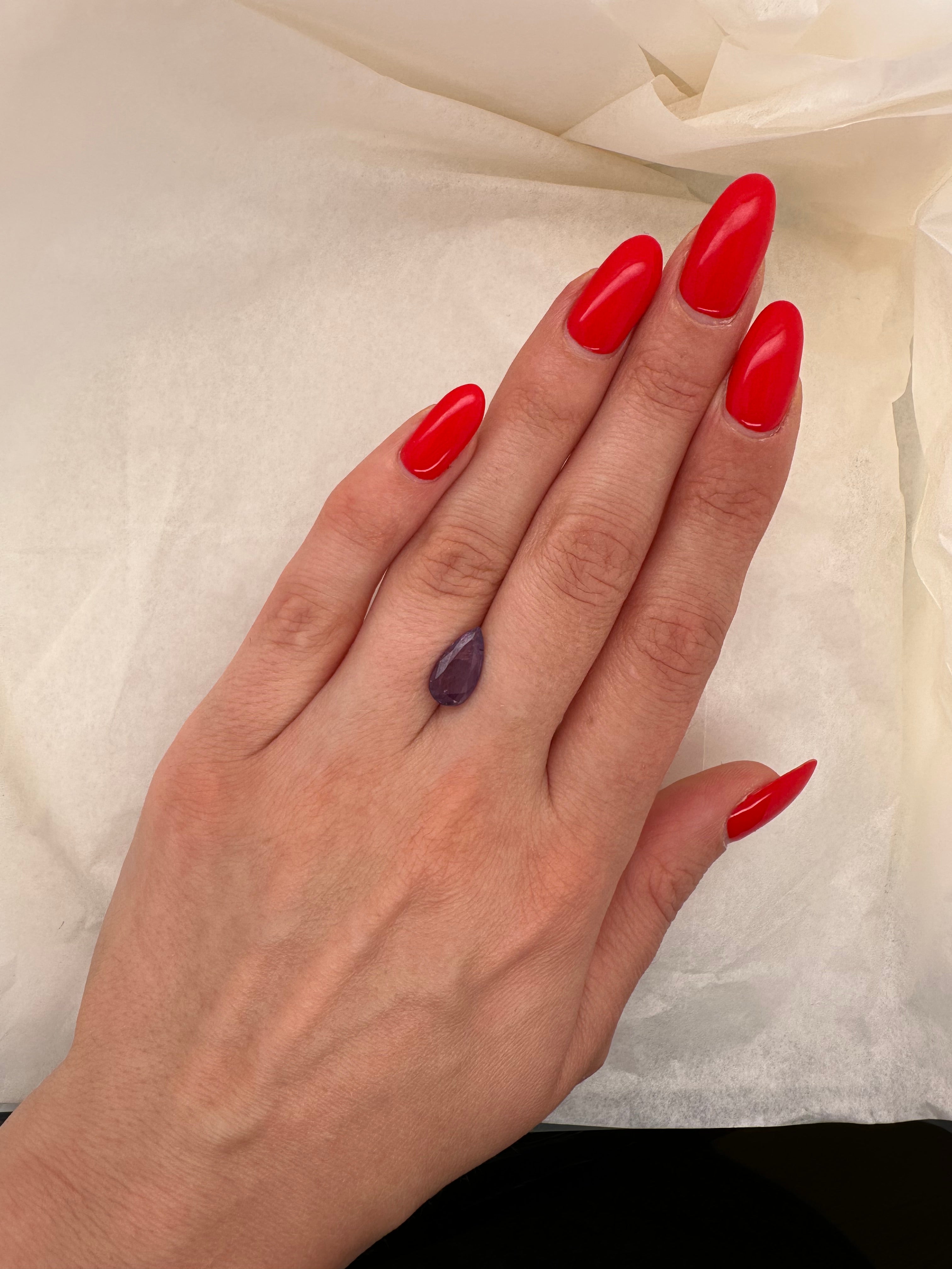 2.51 CARAT NO HEAT KASHMIR SAPPHIRE