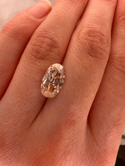 2.74 CHAMPAGNE ANTIQUE OVAL/CUSHION HYBRID