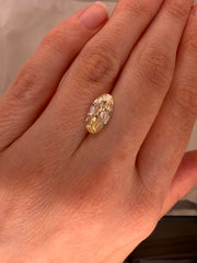 ￼2.07 BUTTER YELLOW ANTIQUE MOVAL LAB DIAMOND