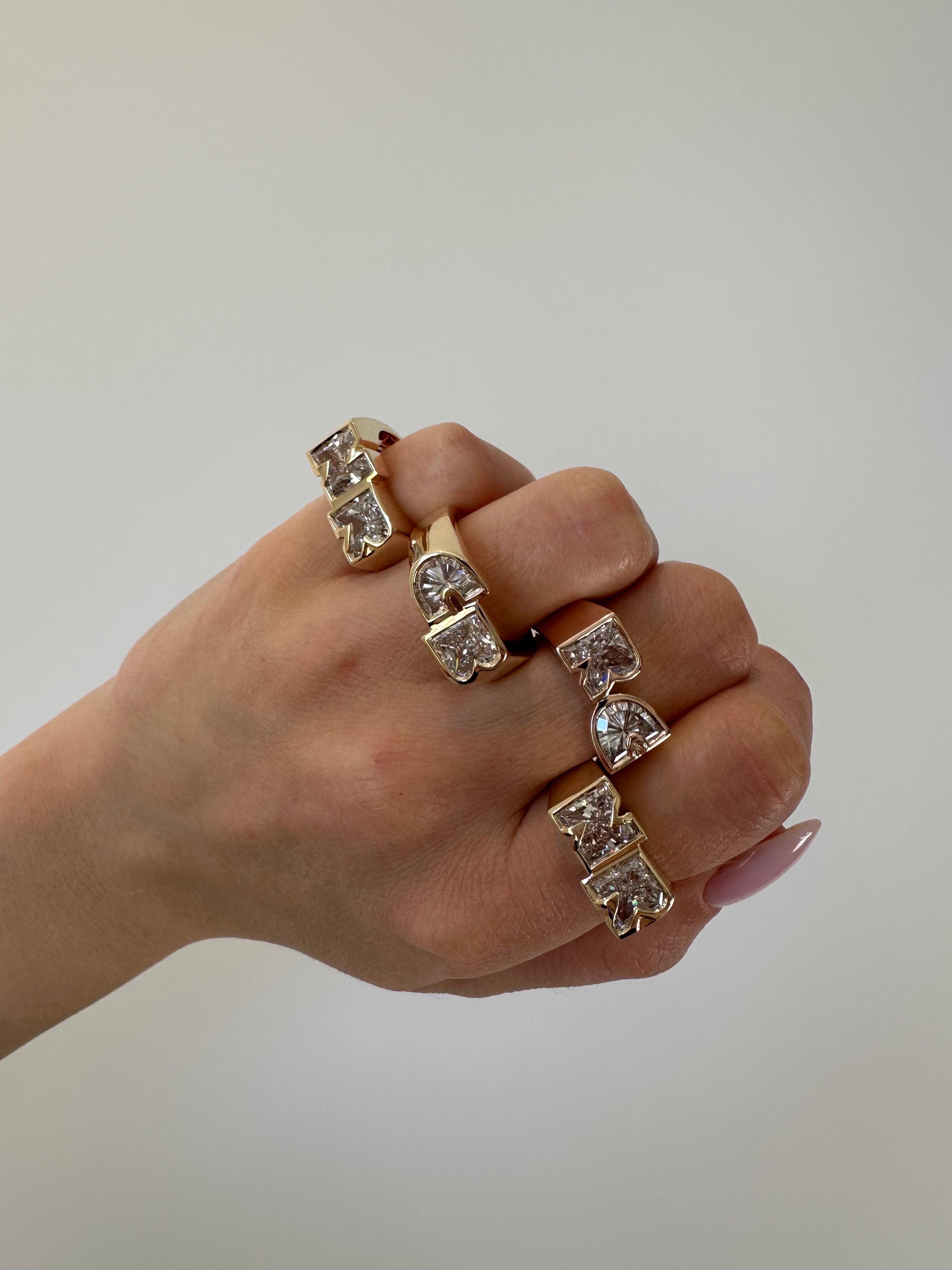 THE INITIAL DUO PINKY RING – O R I A N N E