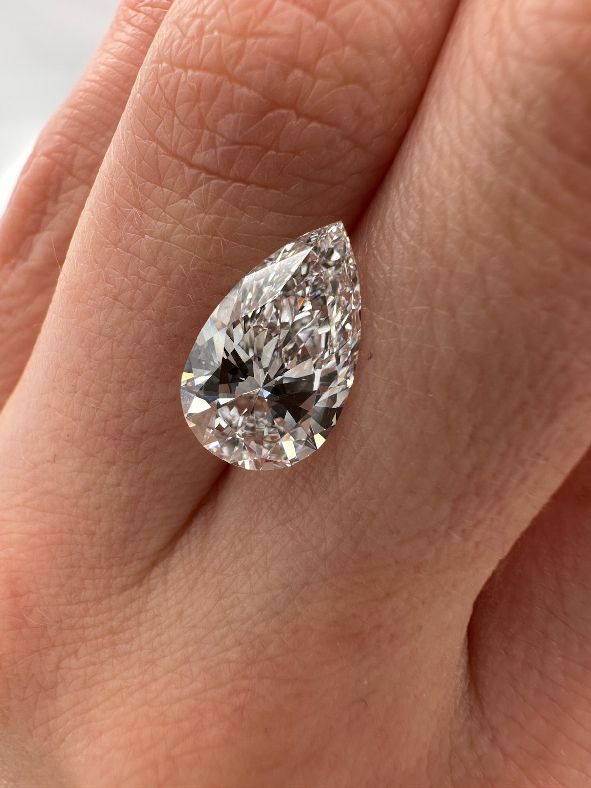 3.03 CARAT PEAR LAB GROWN DIAMOND