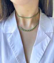 Load image into Gallery viewer, EMERALD HEART NECKLACE