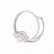 Load image into Gallery viewer, 2.19 CARAT EMERALD CUT LAB GROWN DIAMOND ENGAGEMENT RING