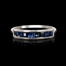 Load image into Gallery viewer, SAPPHIRE HALF BAND
